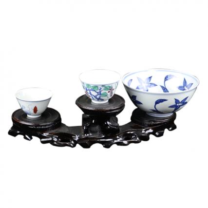 【中藝堂】刘少倩、郑勇 瓷器《五福临门国宝杯》