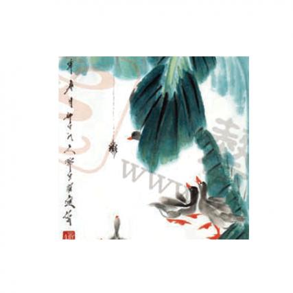 【中藝堂】邓白跃进 书画《吉祥三寶·见喜图》