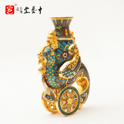 【中藝堂】张同禄 景泰蓝《故宫六珍》纪念故宫建院90周年