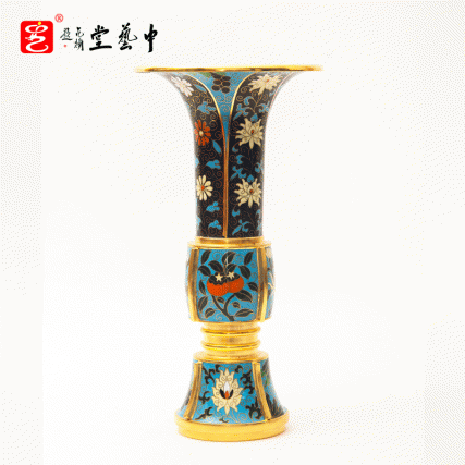 【中藝堂】张同禄 景泰蓝《故宫六珍》纪念故宫建院90周年
