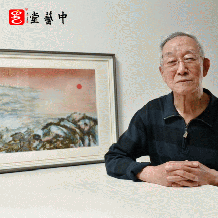 霍铁辉老师《江山如此多娇》铂金珐琅画