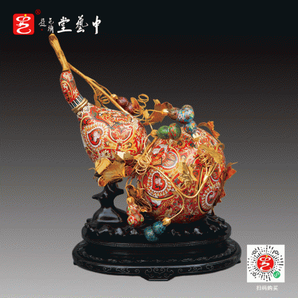 【中藝堂】张同禄 景泰蓝《十大经典·万代吉祥葫芦》