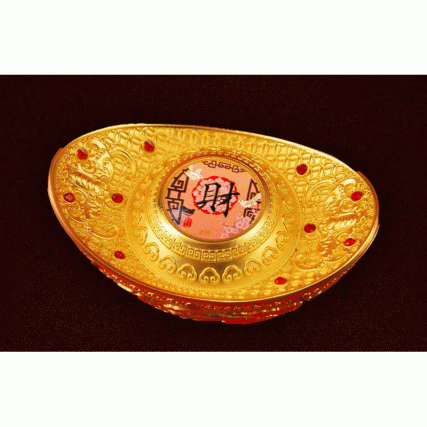 《招财进宝》花丝镶嵌金元宝 | 故宫专家曹静楼品鉴 非遗大师钳海强督造 | 聚宝生财，数你有钱