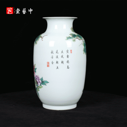 王辉大师制《早期珐琅彩花鸟赏瓶》 | 瓶绘花鸟，寓家和事兴 | 陈设雅器，平安顺遂