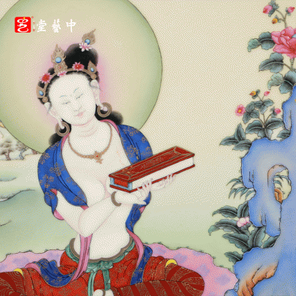 珐琅彩文殊菩萨瓷板画 | 王辉再造佛教艺术珍品，法相庄严，智慧圆融 | 珐琅重彩，见即吉祥