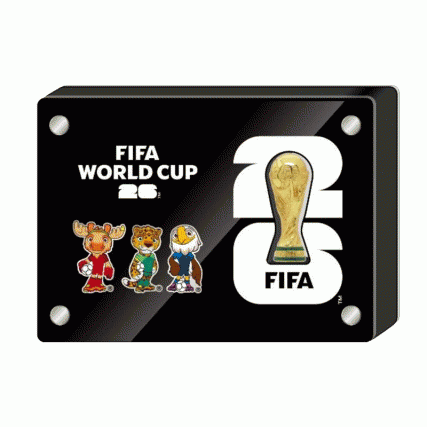 【FIFA官方授权】2026美加墨世界杯亚克力轻奢摆件 入门级亲民收藏